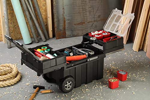 Keter Master Pro Masterloader 17191709 Tool Trolley Plastic Black/Red