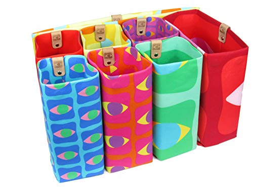 Bright Flagship Prints, 7" 8-pc Tote Set