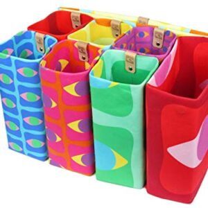 Bright Flagship Prints, 7" 8-pc Tote Set