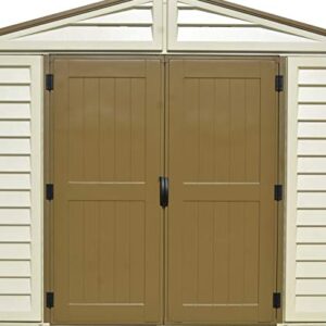 WoodBridge Plus 10 ft. x 10 ft. Vinyl Outdoor Garden Storage Shed