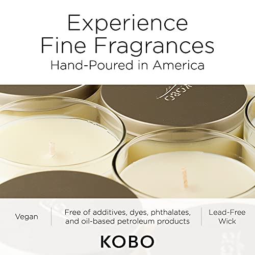 KOBO Vetiver + Shaved Vanilla Candle (11 oz) | 100% Pure Soy Candle | All Natural Scented Candle, Hand-Poured in USA | 80 Hour Long Burning Candles | Scented Candles for Home