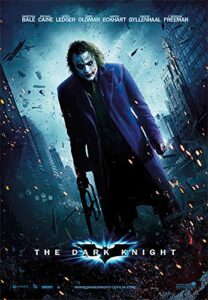 poster stop online batman – the dark knight – movie poster (regular style – the joker) (size 27″ x 39″)