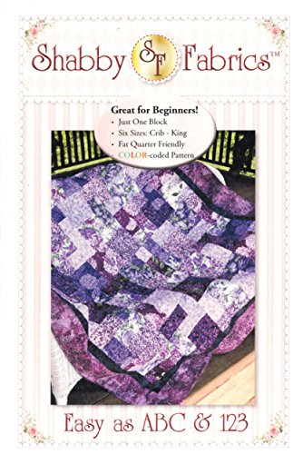 Shabby Fabrics Easy As ABC Quilt Pattern