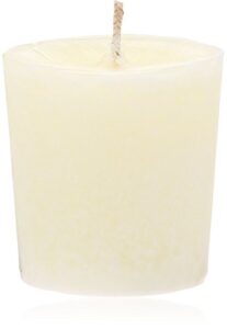 aroma naturals votive candles with orange clove and cinnamon essential oil white scented, peace pearl, 5.5×3.75×2 inch (pack of 6)