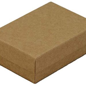 JPB Recycled Kraft Cotton Filled Jewelry Box #32 (Case of 100) 3.125 inches x 2.125 inches