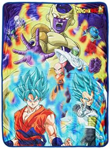 great eastern entertainment dragon ball super- group 3 sublimation throw blanket