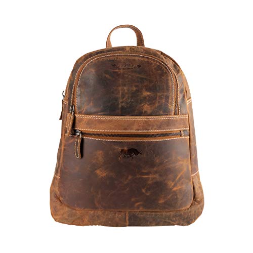 Arrigo Unisex's Backpack, Brown (Cognac), Medium