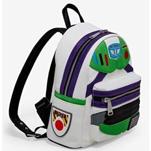 Loungefly Toy Story Buzz Lightyear Faux Leather Womens Double Strap Shoulder Bag Purse