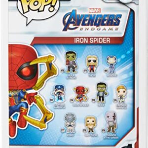 Funko Pop! Marvel: Avengers Endgame - Iron Spider with Nano Gauntlet, Multicolor (45138),3.75 inches