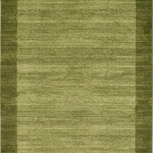 Unique Loom Del Mar Collection Area Rug-Transitional Inspired with Modern Contemporary Design, 6' 0" x 9' 0", Light Green/Beige