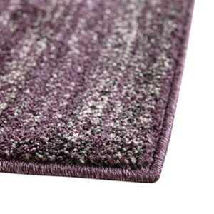 Unique Loom Del Mar Collection Area Rug-Transitional Inspired with Modern Contemporary Design, 3' 3 x 5' 3 Rectangular, Violet/Ivory