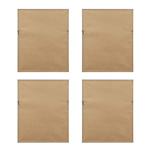 Martha Stewart Herbal Botany Wall Art Living Room Decor - Floral Linen Canvas, Farmhouse Lifestyle Bathroom Decoration, Ready to Hang Painting for Bedroom, 17.84"W x 21.84"L x 1.45"H, Green 4 Piece