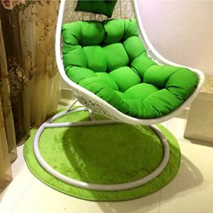 Ultra Soft Round Shaped Bedroom Carpet,Decorative Living Room Shaggy Area Rug,Fluffy Playing and Yoga Mat with Anti-Slip Bottom (Lime Green,47")