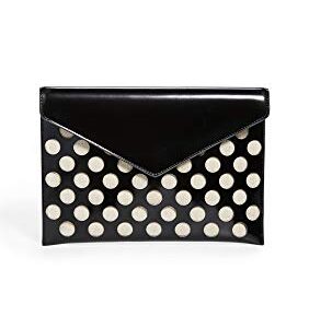 Rebecca Minkoff Perf Leo Clutch Black One Size