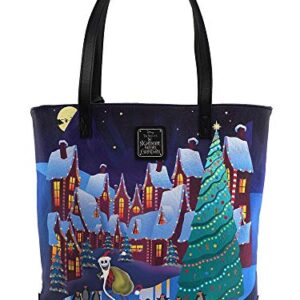 Loungefly x The Nightmare Before Christmas Halloween/Christmas Town Tote Bag