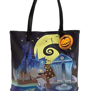 Loungefly x The Nightmare Before Christmas Halloween/Christmas Town Tote Bag