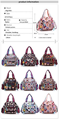 Fang Shan Women Doll Waterproof Nylon Handbag Ladies Bag One Shoulder Cross-body Bags Handbags Mom