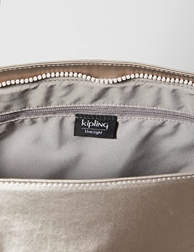 Kipling ASSENI S Small Tote with Detachable Shoulder Strap - Metallic Glow