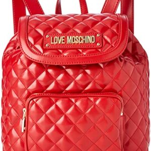 Love Moschino Quilted Nappa Pu, Women’s, Red (Rosso), 15x10x15 cm (W x H L)