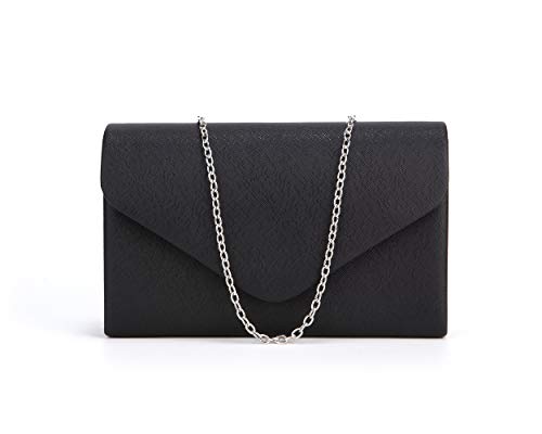 Nodykka Purses and Handbags Envelope Evening Clutch Crossbody Bags Faux Learther Classic Wedding Party Bag for Women