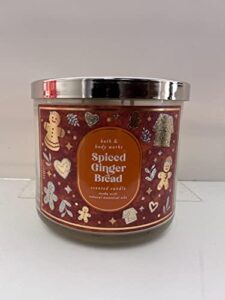 bath and body works spiced gingerbread 2018 holiday collection 3 wick 14.5 oz candle