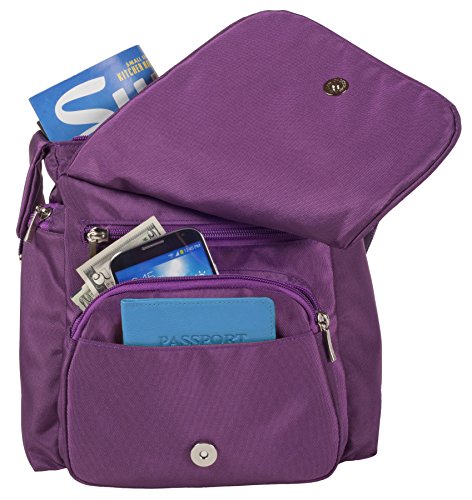 Organizzi™ Cross-Body DayBag with RFID Protection - Assorted Colors (Navy)