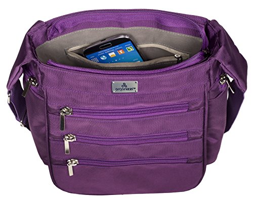 Organizzi™ Cross-Body DayBag with RFID Protection - Assorted Colors (Navy)