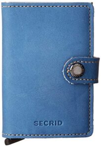 secrid mini wallet genuine leather indigo 3 safe card case max 12 cards