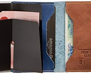 Secrid Mini Wallet Genuine Leather Indigo 3 Safe Card Case max 12 cards