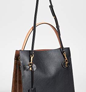 Tory Burch Women's Lee Radziwill Double Bag, Black, One Size