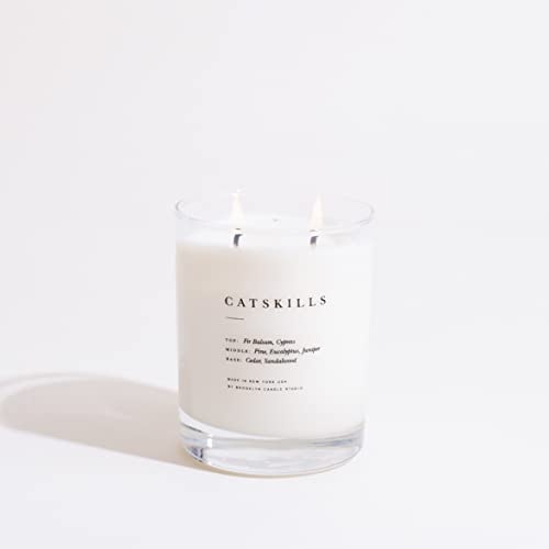 Brooklyn Candle Studio Catskills Escapist Candle | Luxury Scented Candle, Vegan Soy Wax, Hand Poured in The USA | 70 Hour Slow Burn Time | 13 oz