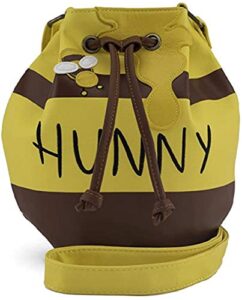 loungefly winnie the pooh honey pot crossbody bag standard,yellow