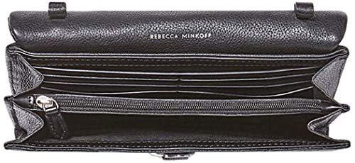 Rebecca Minkoff womens Edie on Chain Wallet, Black, One Size US