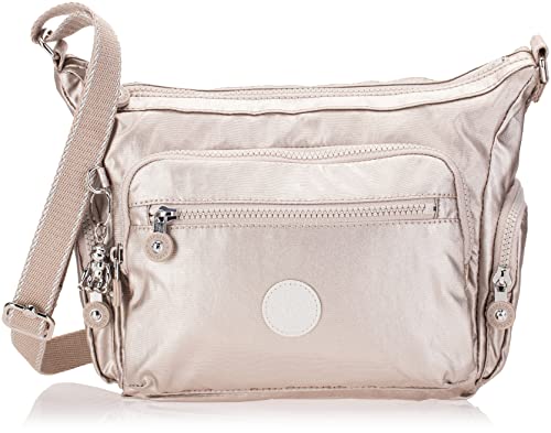 Kipling Women's Gabbie Small Crossbody, Lightweight Everyday Purse, Casual Shoulder Bag, Metallic Glow