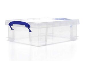 really useful boxes 0.2 litre rectangle really useful box clear