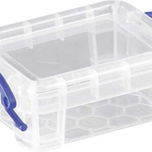 Really Useful Boxes 0.2 Litre Rectangle Really Useful Box Clear