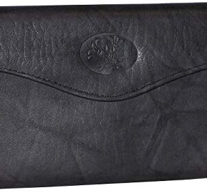 Buxton RFID Organizer Clutch Wallet One Size Black