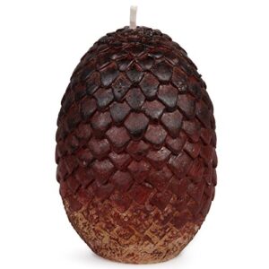 Game of Thrones Dragon Egg Replica Candles, Set of 3 - Great Easter Gift for House of The Dragon & GoT Fans - Unscented - 2 1/2"