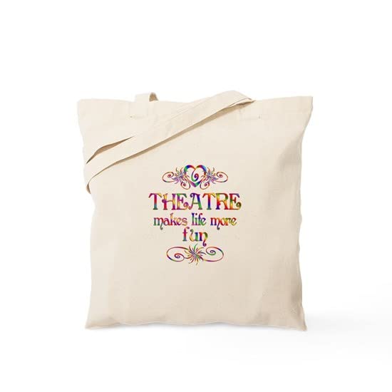 CafePress Theatre More Fun Tote-Bag Natural Canvas Tote-Bag,Shopping-Bag