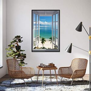 Beach Window Poster (24"x36")
