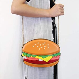 LUI SUI Girls Cupcake Crossbody Handbag Popcorn Hamburger Purse Small Purse Women Cellphone Shoulder Bag