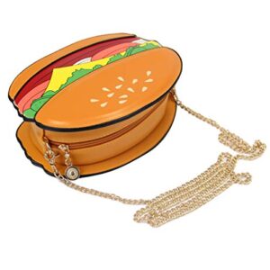 LUI SUI Girls Cupcake Crossbody Handbag Popcorn Hamburger Purse Small Purse Women Cellphone Shoulder Bag