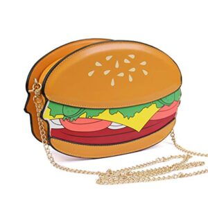 LUI SUI Girls Cupcake Crossbody Handbag Popcorn Hamburger Purse Small Purse Women Cellphone Shoulder Bag