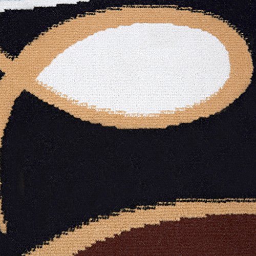 Home Dynamix Loire Contemporary Area Rug 8x10 Ebony/Yellow