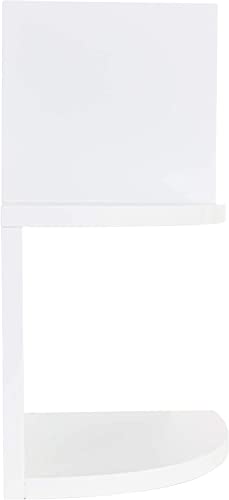 Kiera Grace Kieragrace Retro Set of 2 Count Floating-Shelves, White, 2