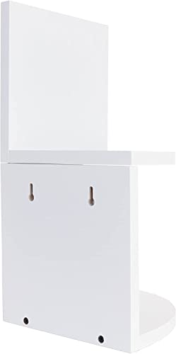 Kiera Grace Kieragrace Retro Set of 2 Count Floating-Shelves, White, 2