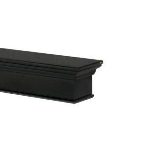 Pearl Mantels Mantel Shelf, 48", Black