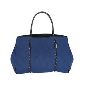lola lole woman’s shopping handbag tote versatile, durable (navy)