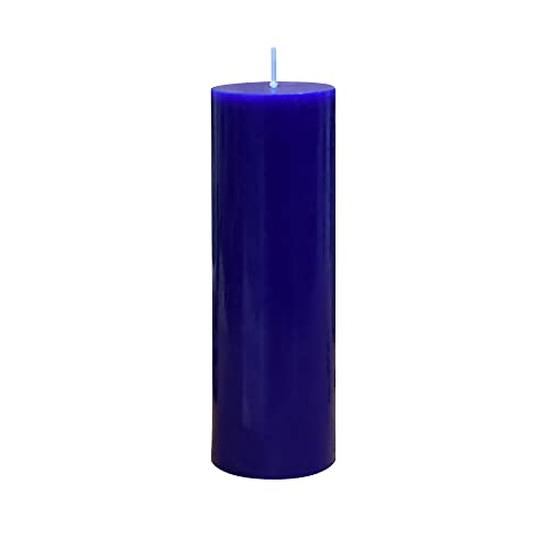 Zest Candle Pillar Candle, 2 by 6-Inch, Blue