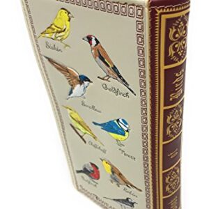 Shag Wear Bird Wallet for Women 7" (Book of Birds Beige)